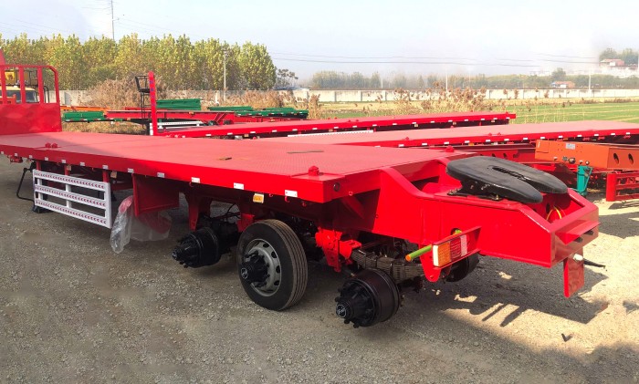 flat deck semi trailer