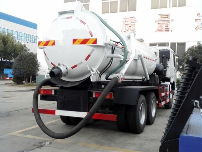 howo sewage suction truck