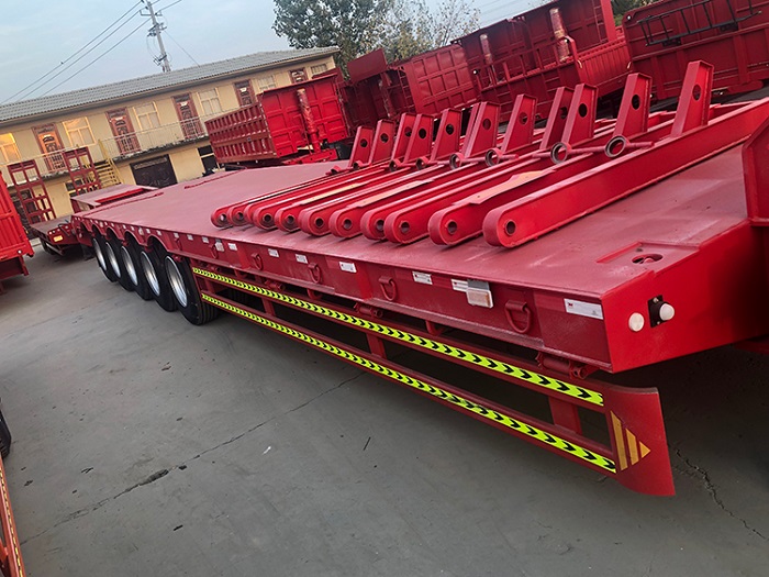 low bed semi trailer