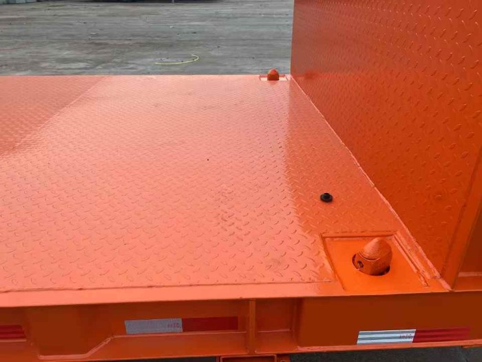 lowboy semi trailer