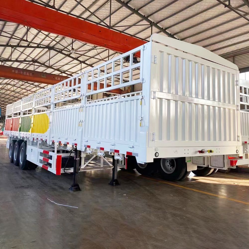 High Strength Steel Fence Semi Trailer