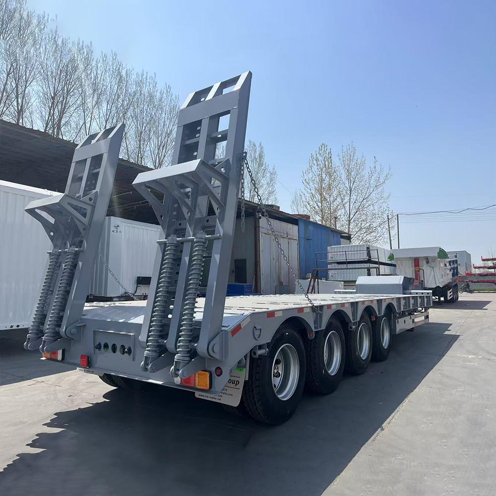 lowbed semi trailer