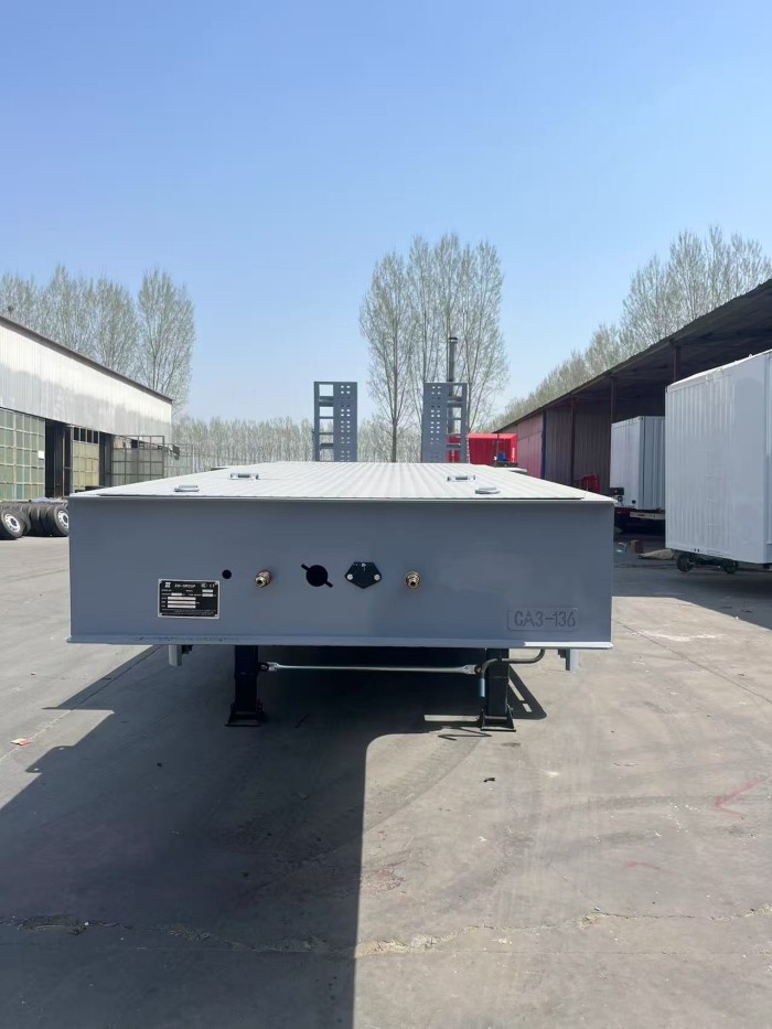 lowbed semi trailer