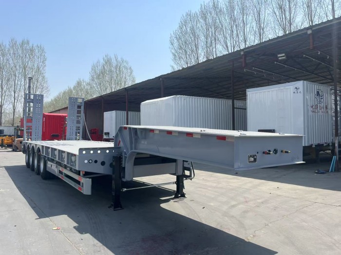 low loader semi trailer
