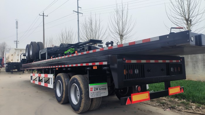 2 Axle 2 Axles Link Flatbed Superlink Container Trailers