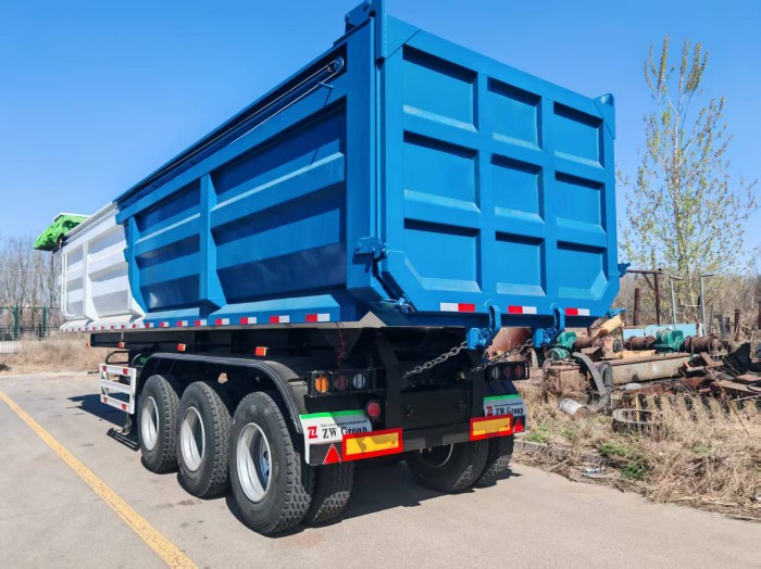Factory Direct Sales 3 Axles Heavy Duty Tipper Semi Truck Trailer