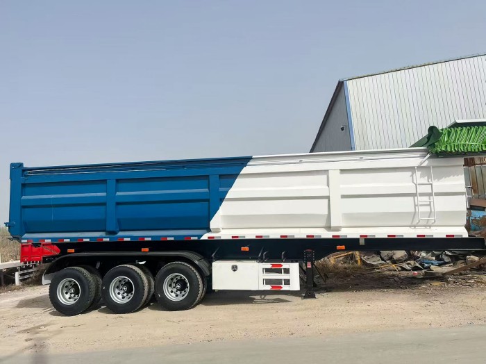 Factory Direct Sales 3 Axles Heavy Duty Tipper Semi Truck Trailer