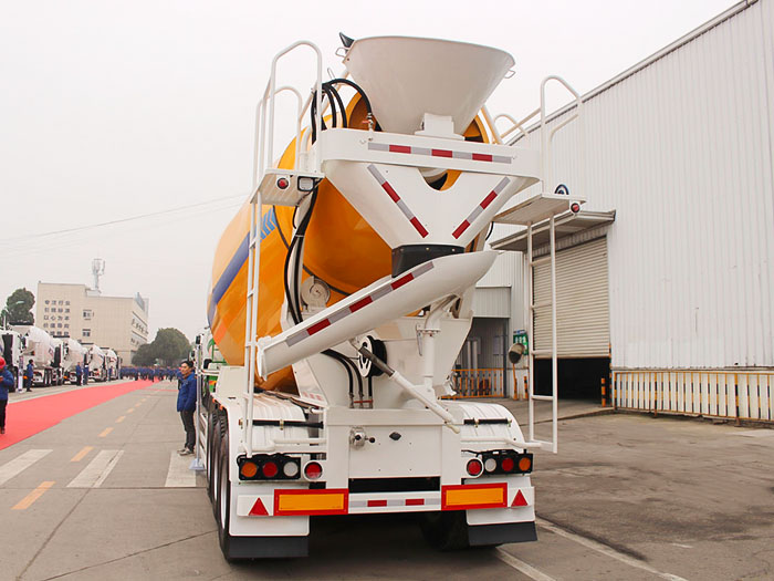 mixer tank semi trailer