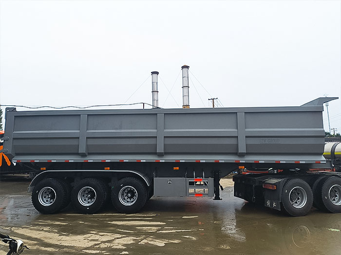 ZW Group 3-Axle Heavy-Duty Dump Semi-Trailer
