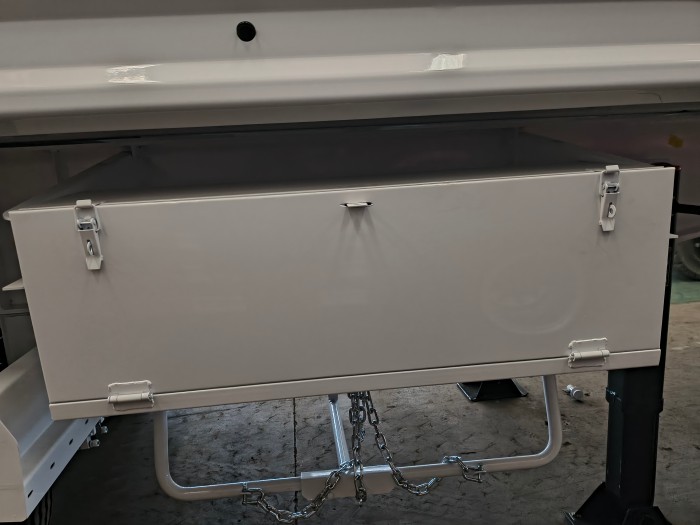 rear dump semi trailer for minig