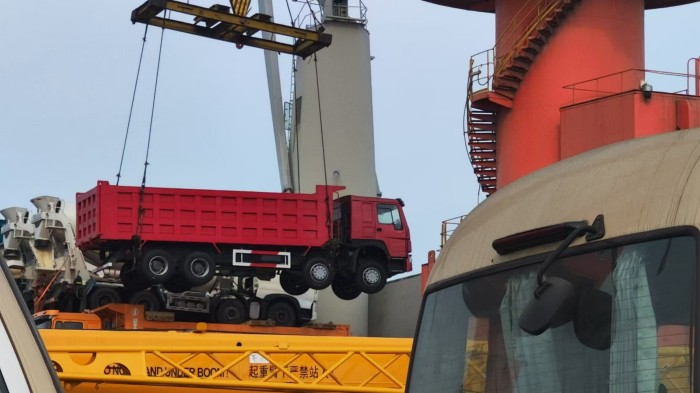 HOWO Dump Truck Shipping