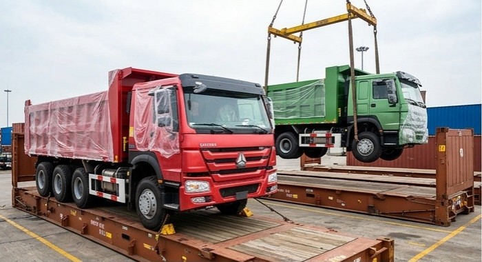 howo tipper freight cost