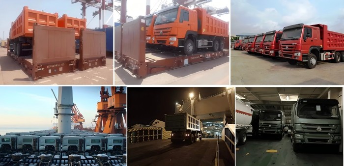 howo tipper freight cost