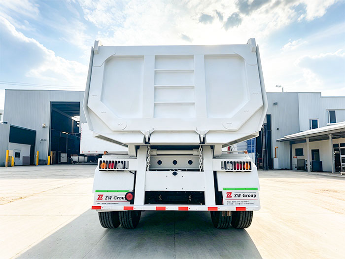mining dump semi trailer