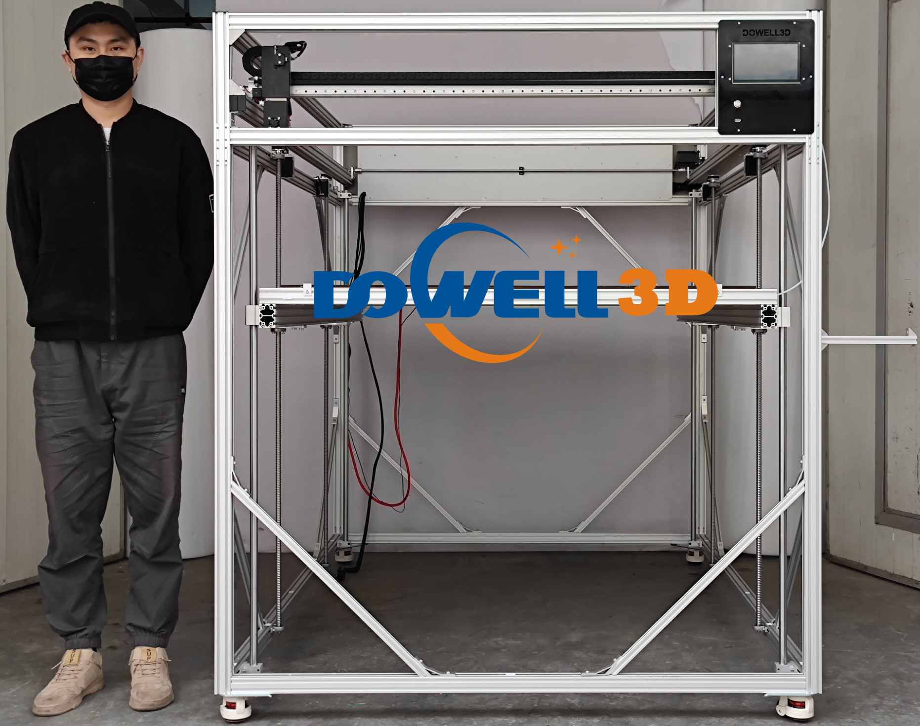 Supply Hot Sale Dowell 3d Impressora 3d Fast large scale 3D Printer with dual extruder Factory