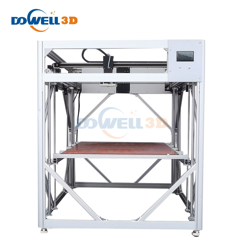 big 3d printer machine with high flow rate extrusion system