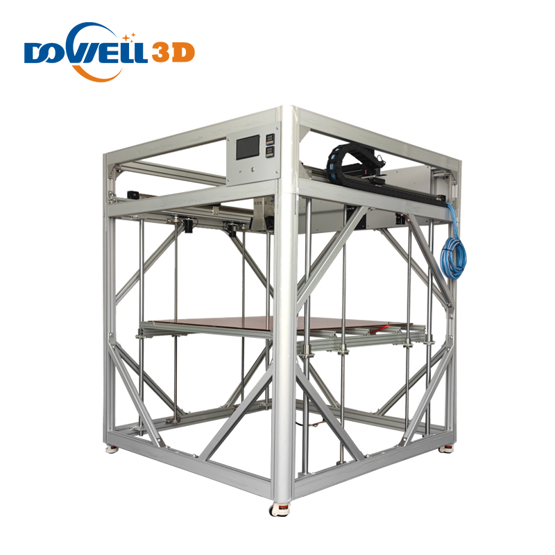 Dowell nova chegada grande extrusora de pellets industrial granular impressora 3d tamanho grande