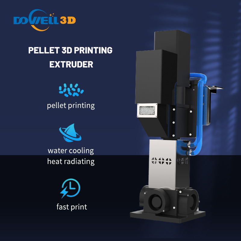 Dowell 3d large pellet 3d printing machine granule 3d printer