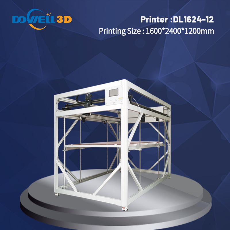 Custom Industrial 3D Printers with high flow extruder large printing 1000*1000*1000MM