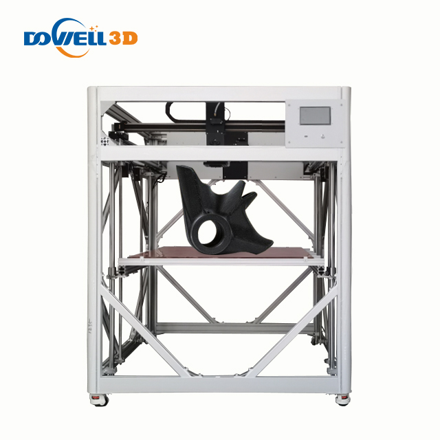Dowell impressora 3d de grande escala 1200*1200*1600mm fibra de carbono impressora 3d FDM