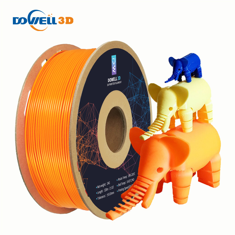 Dowell impressora 3d filamento pla 1.75/2.85mm 1kg/rolo hastes de plástico para uso de impressão 3d