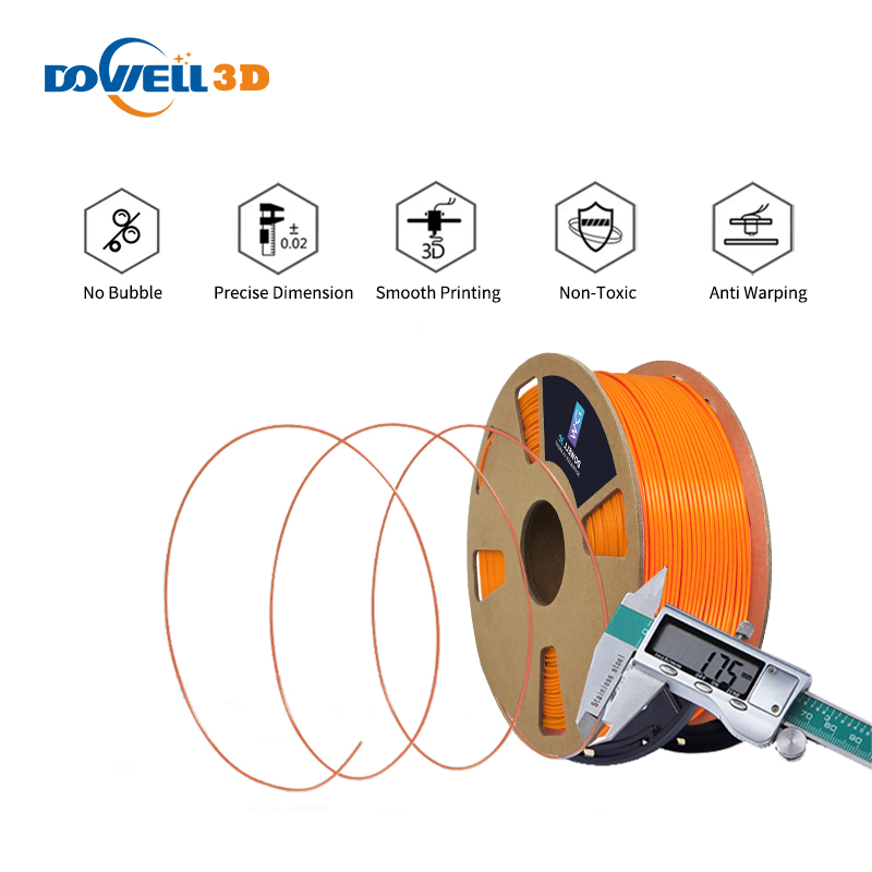 PLA 1.75mm Plastic Filament For 3D Printer 1kg/Roll Neat Spool No tangle Print Smoothly Material