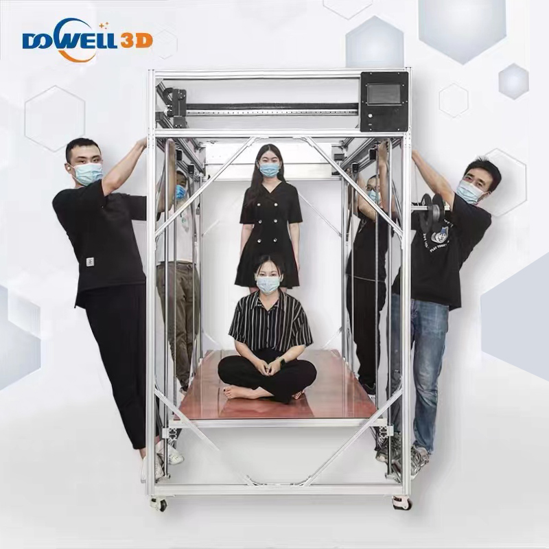 Hot Sale Dowell 3d Impressora 3d Fast large scale 3D Printer with dual extruder