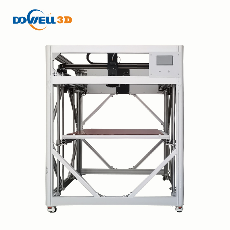 High flow rate extrusion 3d printer tempered platform high temperature bed