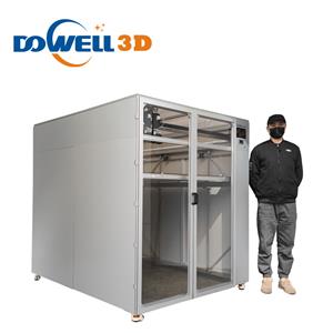 Dowell big 3d printing machine 1200*1200*1600mm carbon fiber 3d printer with dual extruder