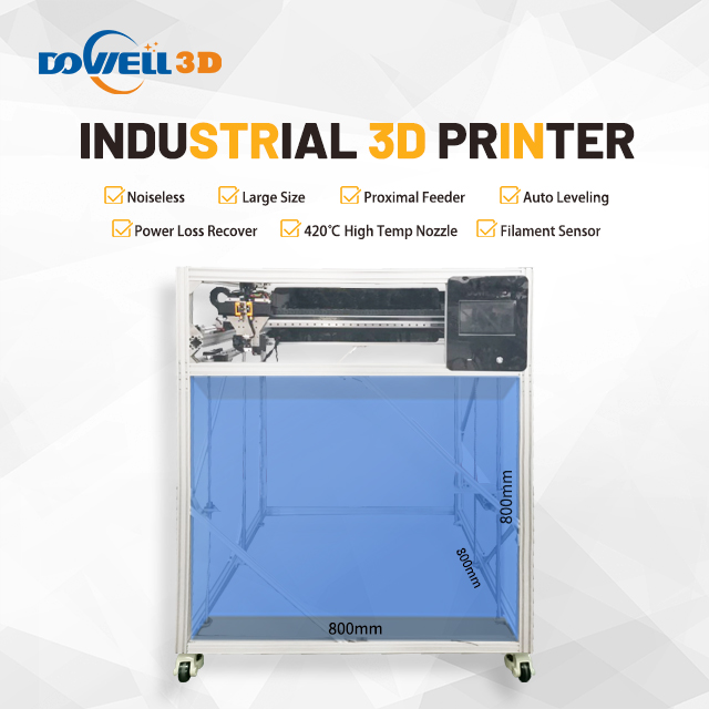 Large Dowell 3D Printer 800mm for PLA ABS Industrial 3d Printing