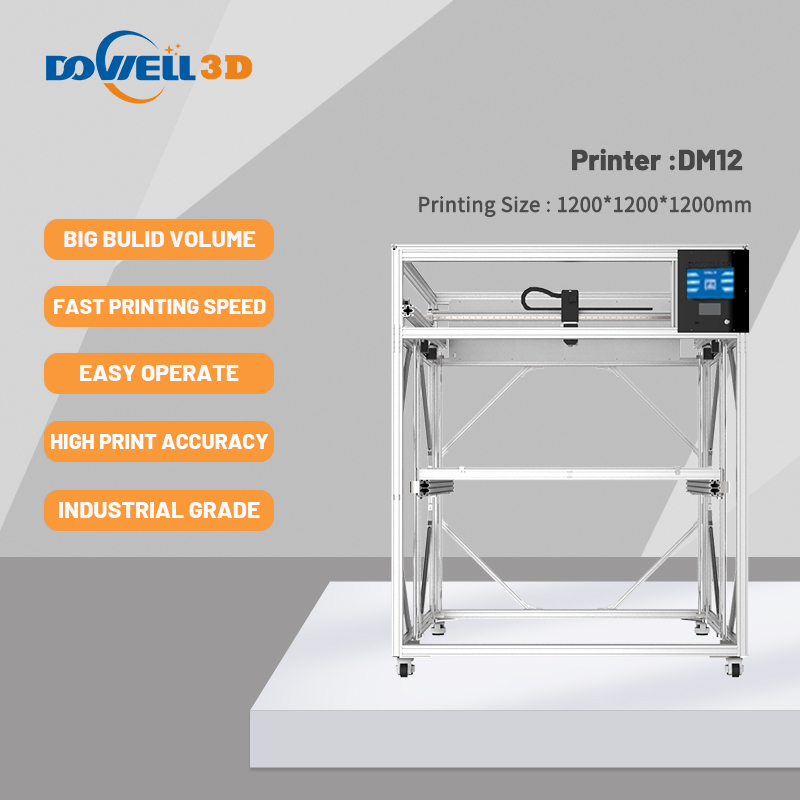 Large Format Dual Extruder 3D Printer printing machine