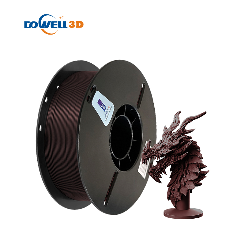 Dowell3d oem/odm de alta velocidade petg cf 3d filamento impressora material 2.85mm pla fibra carbono 5kg filamento impressora 3d