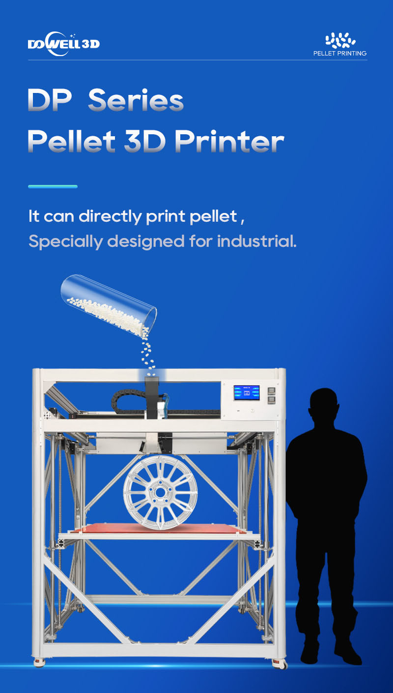 granule big size stampante 3d massive 3d industrial printer
