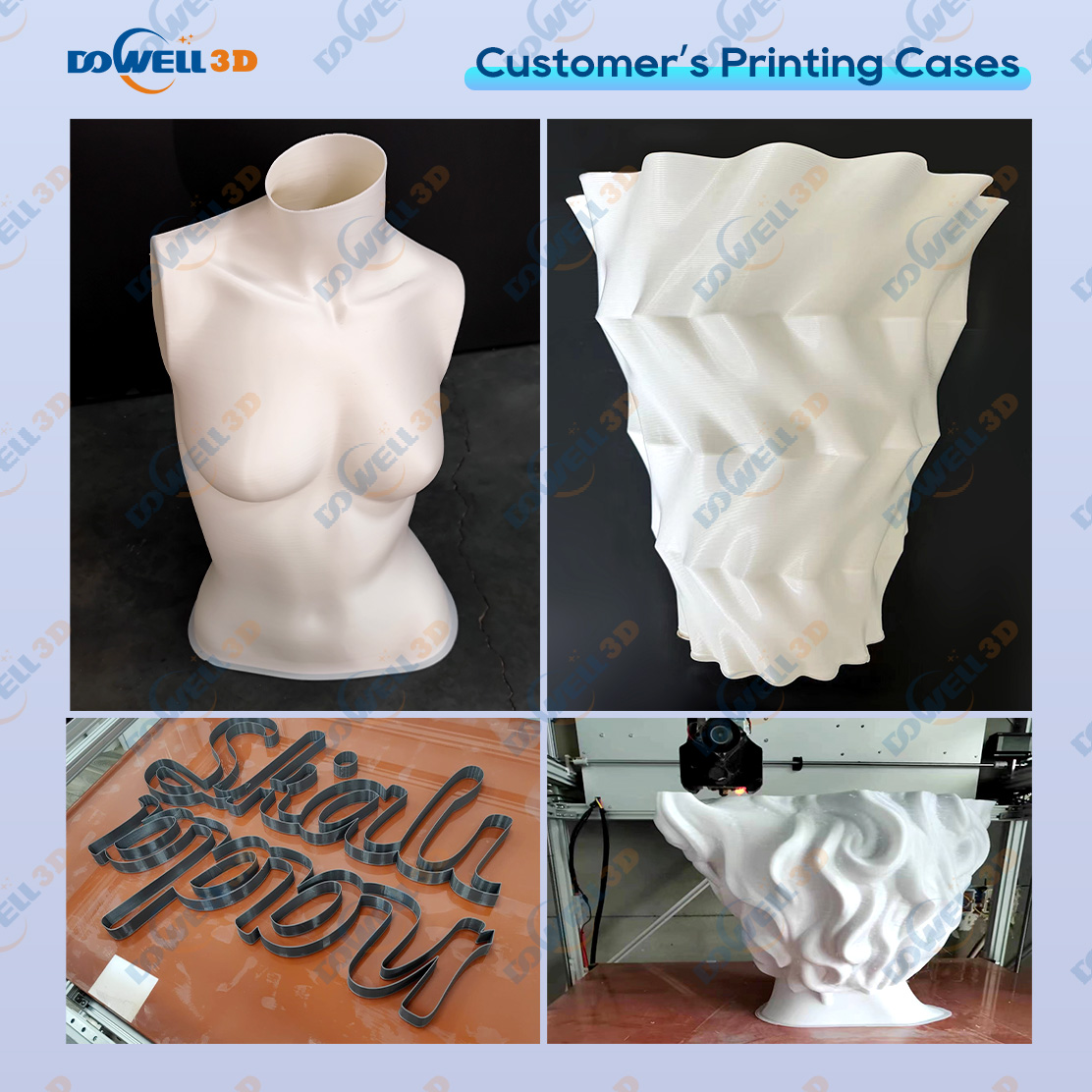 3D Printer Big Size Fast Printing Auto Leveling Dual Color Industrial PETG Filament Precision impresora 3d