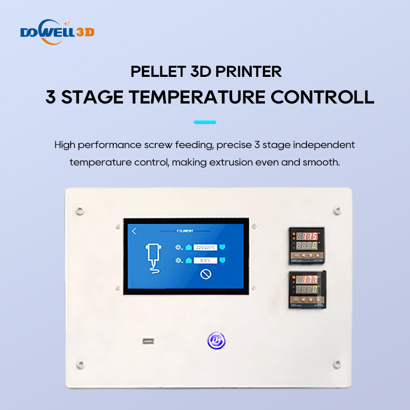 2024 DOWELL3D New FGF Pellet 3D Printer Industrial impresora 3d Large Big Size Carbon Fiber Machine for Plastic Big Size 3d printing