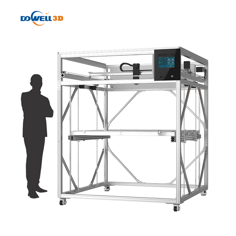 DOWELL High Quality impresora 3d 1800mm DM series Big Size stampante 3d Full Color Screen plastic high speed large 3d printer