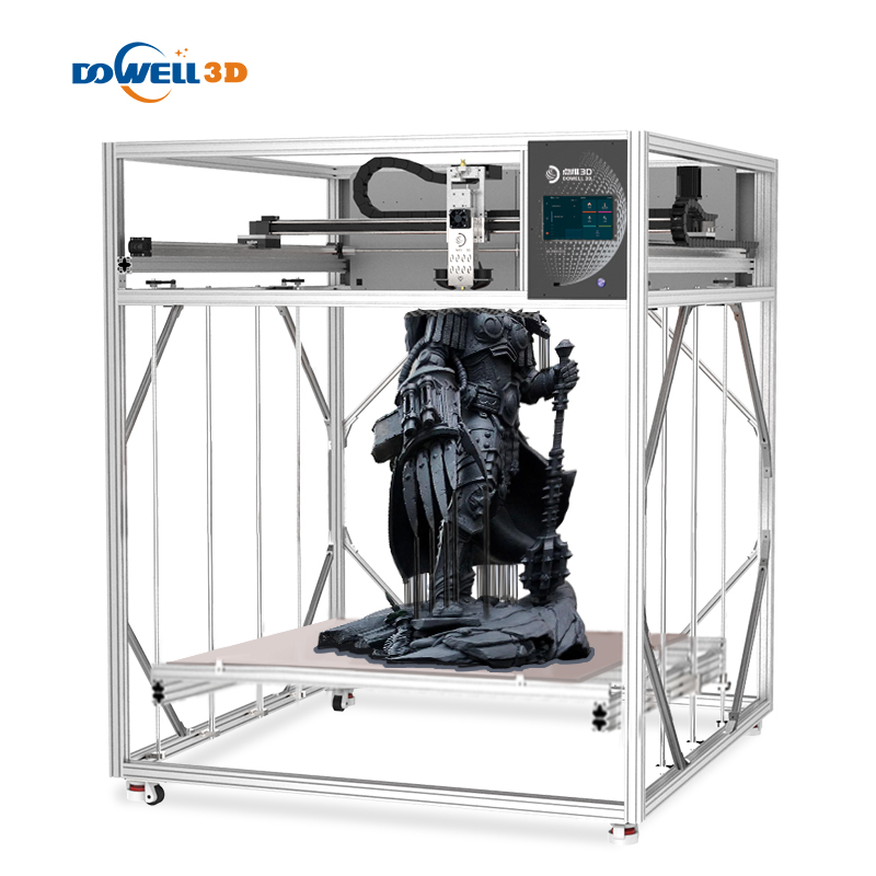 Stampante 3D di grandi dimensioni industriali 2000mm DM1220 Soluzione di stampa ad alta precisione per grandi volumi in fibra di carbonio a doppio colore