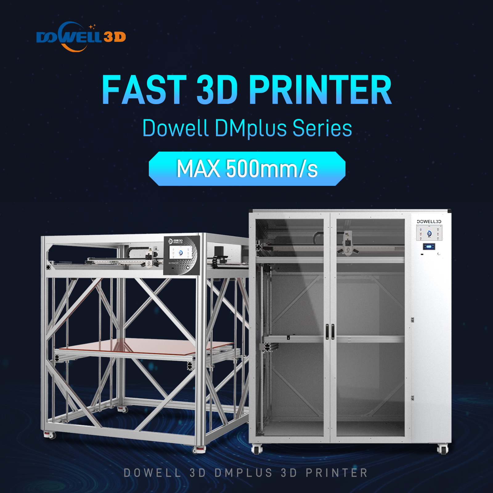 1000mm Industrial Dowell High Printing Speed Large 3d printer printing machine Sculpture furniture auto parts