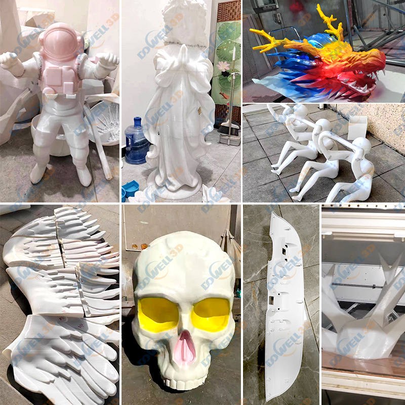 Fast delivery high quality FDM FGF abs car parts furniture sculpture statues 3d printing service