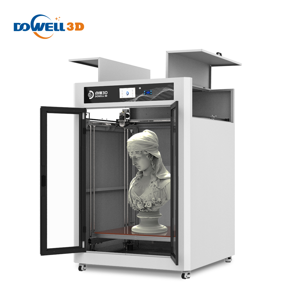 Grande impressora 3D com revestimento de metal para impressão 3D em grande escala