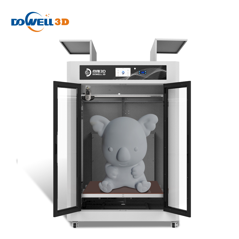 Impressora Dowell 3d com grande volume de construção 600X600X800mm impressora 3d industrial extrusora dupla