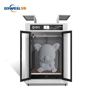 Imprimante 3d Dowell avec grand volume de construction 600X600X800mm imprimante 3d industrielle à double extrudeuse