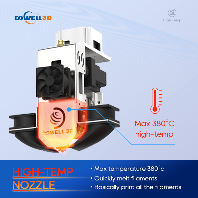 3d printer printing abs peek ASA with chamber constant temperature enclosure 3D machine