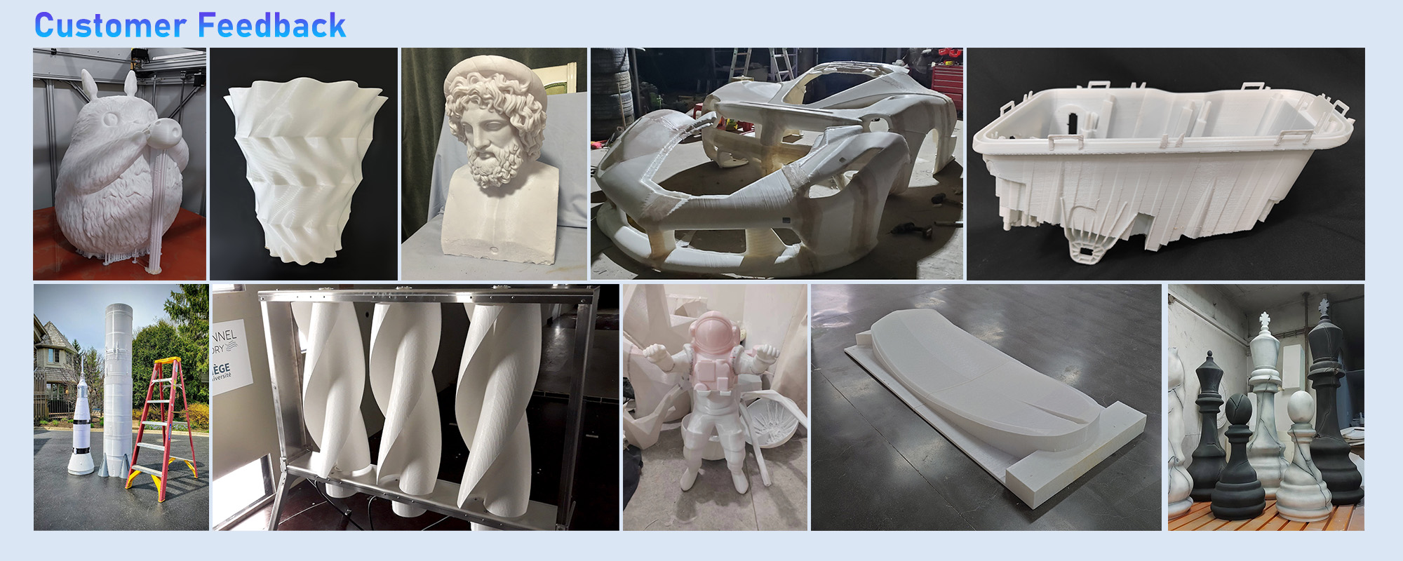 Large Scale 3d Printers for Pellets