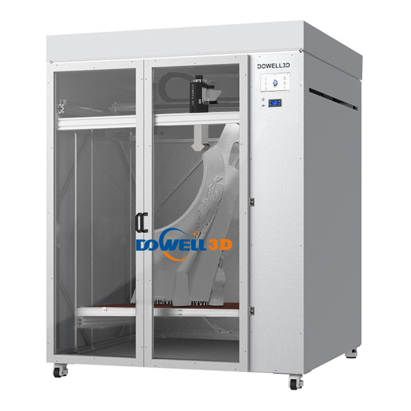 DOWELL3D Precision Printing Geschlossener Kunststoff-Holzdrucker Sculpture 1000 mm Benutzerdefinierter 3D-Drucker der FGF DP-Serie