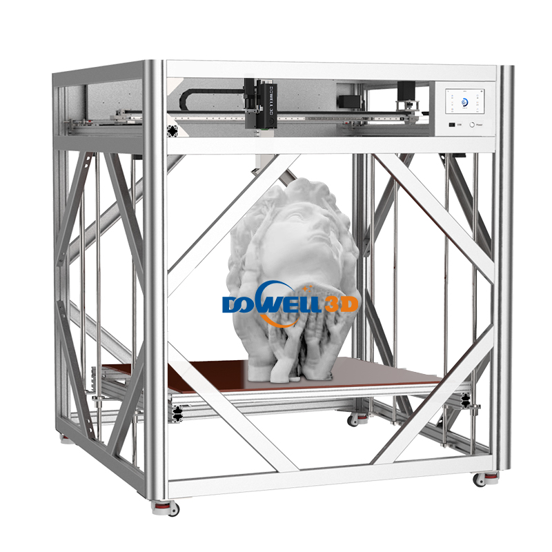 Nagyméretű ipari 3D nyomtatógép Pellet Extruder Pellet Extruder 3D nyomtató