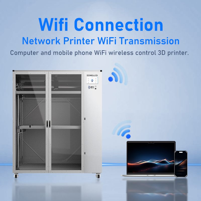 Dowell 3d Printer 500mm/s Fast Printing High Accuracy Bumper Furniture Sculpture 3d Printing Machine