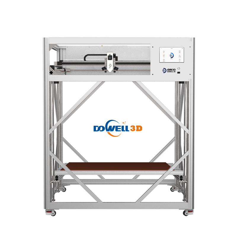 Impresora 3D industrial de gran tamaño, impresión rápida de 500 mm/s con extrusor de alto flujo.