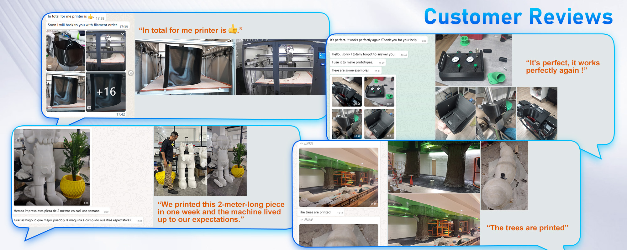 Large Format FDM 3d Printers High Precision 3d Machine