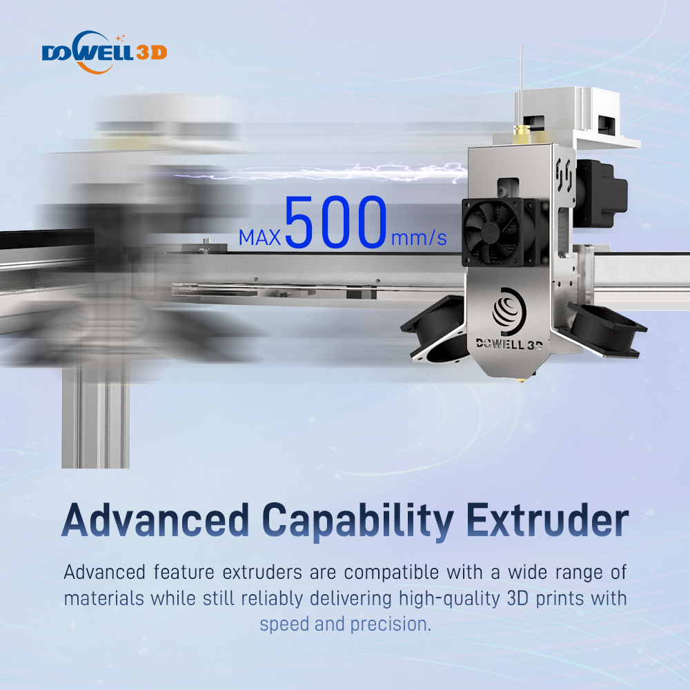 DM6Plus High Speed 3d Printer 600*600*600mm Large Format Impresora 3d With 60mm Durable Frame